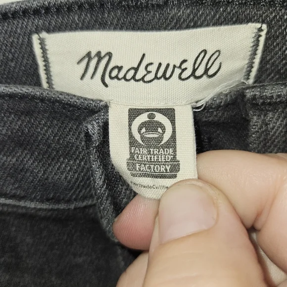 Madewell Womans Gray Jeans Waist Size 24 - Picture 5 of 14